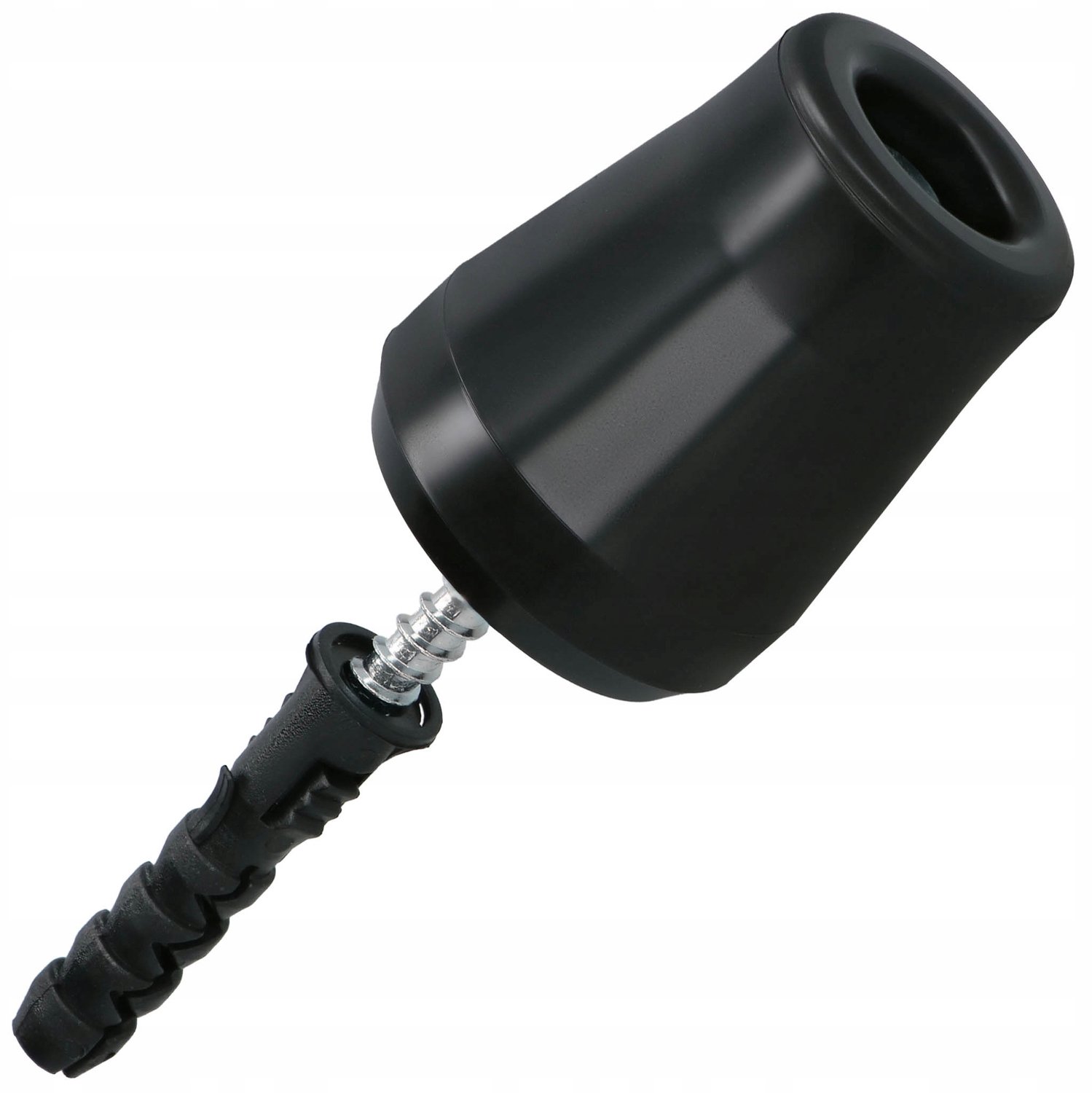 Zwarte Rubberen Deurstops (62mm) - Bescherming voor Muren en Deuren