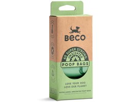 Beco Poop Bags Recycled Handles Ongeparfumeerd - 60 stuks