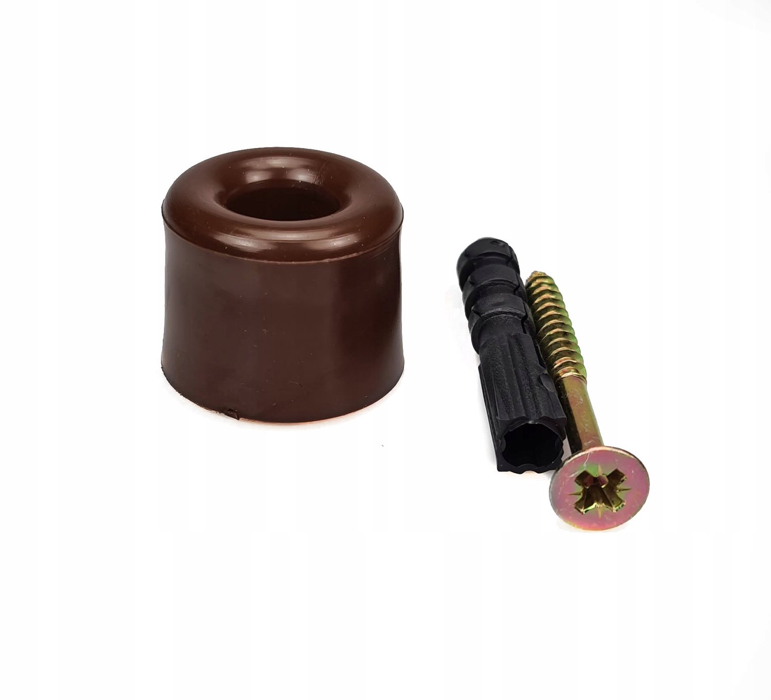 Deurbuffer Rubber Bruin 27mm - Bescherm uw deuren