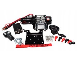 Presko T-REX 12V Elektrische Lier 1.5T Quad ATV UTV Stalen Kabel