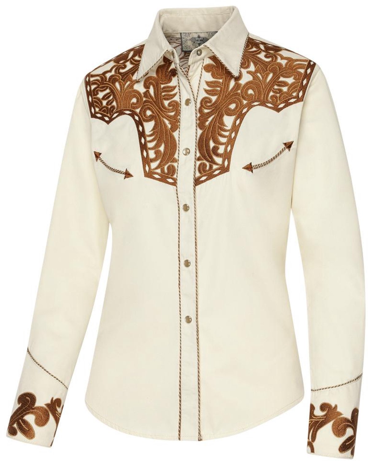 Dames Western Blouse Janice Stars&Stripes maat XL