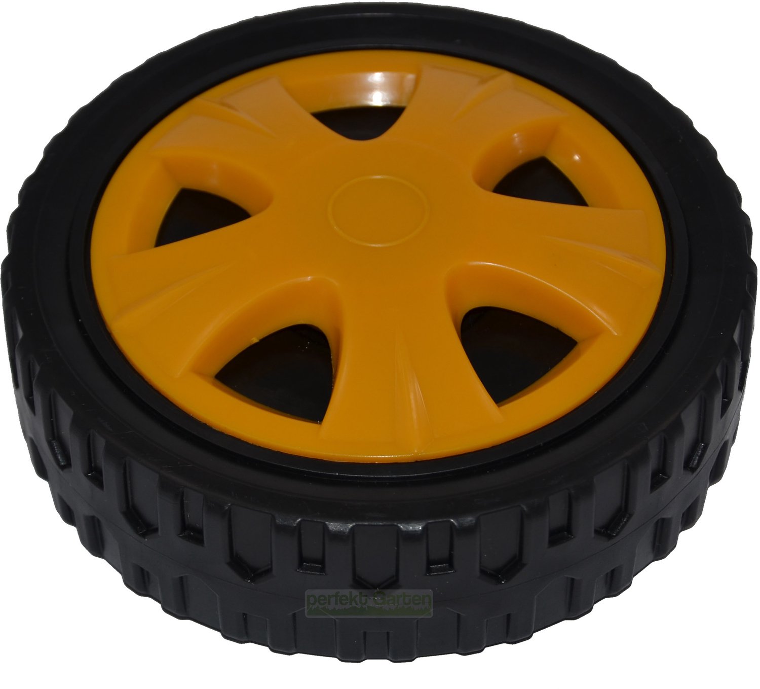 universeel wiel van 15 cm voor grasmaaier / tuinkar / aanhangwagen / compressor + lager