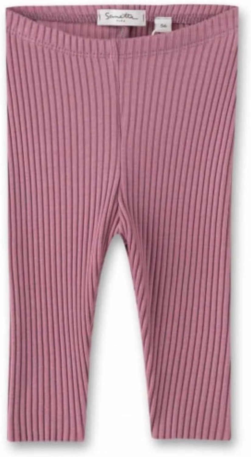 Baby Meisjes Leggings - Zacht Biologisch Katoen, Roze