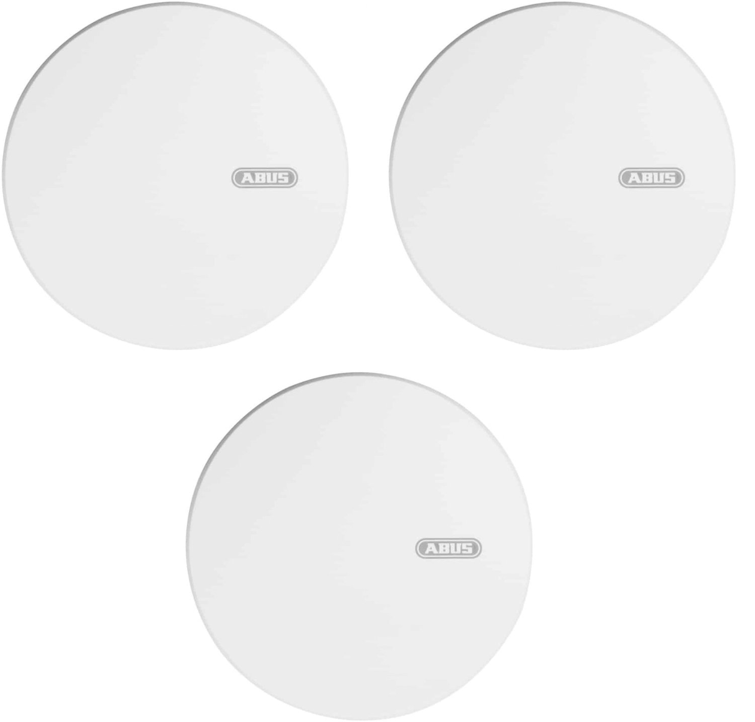 ABUS RWM450 Triple Set – 3x Rookmelder – 10 Jaar Batterij – Optische Rookmelder – Inclusief Montage