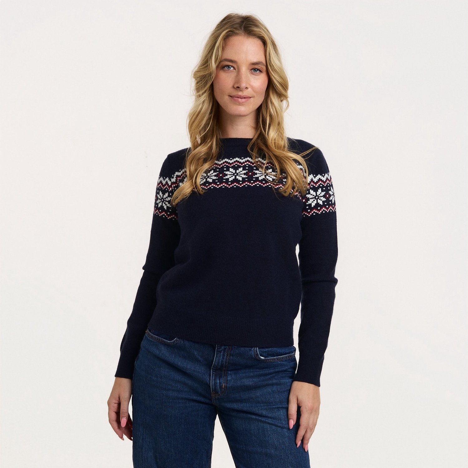 Gareth & Lucas Knitted Sweater – Zachte en Warme Gebreide Trui Dames Wintersport Nordic