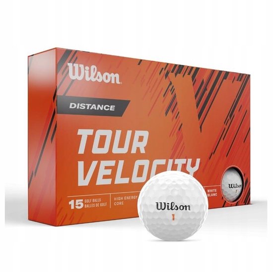 Wilson Tour Velocity Distance Golfballen 2024 - Wit - 15 Stuks van Merkloos — afbeelding 4