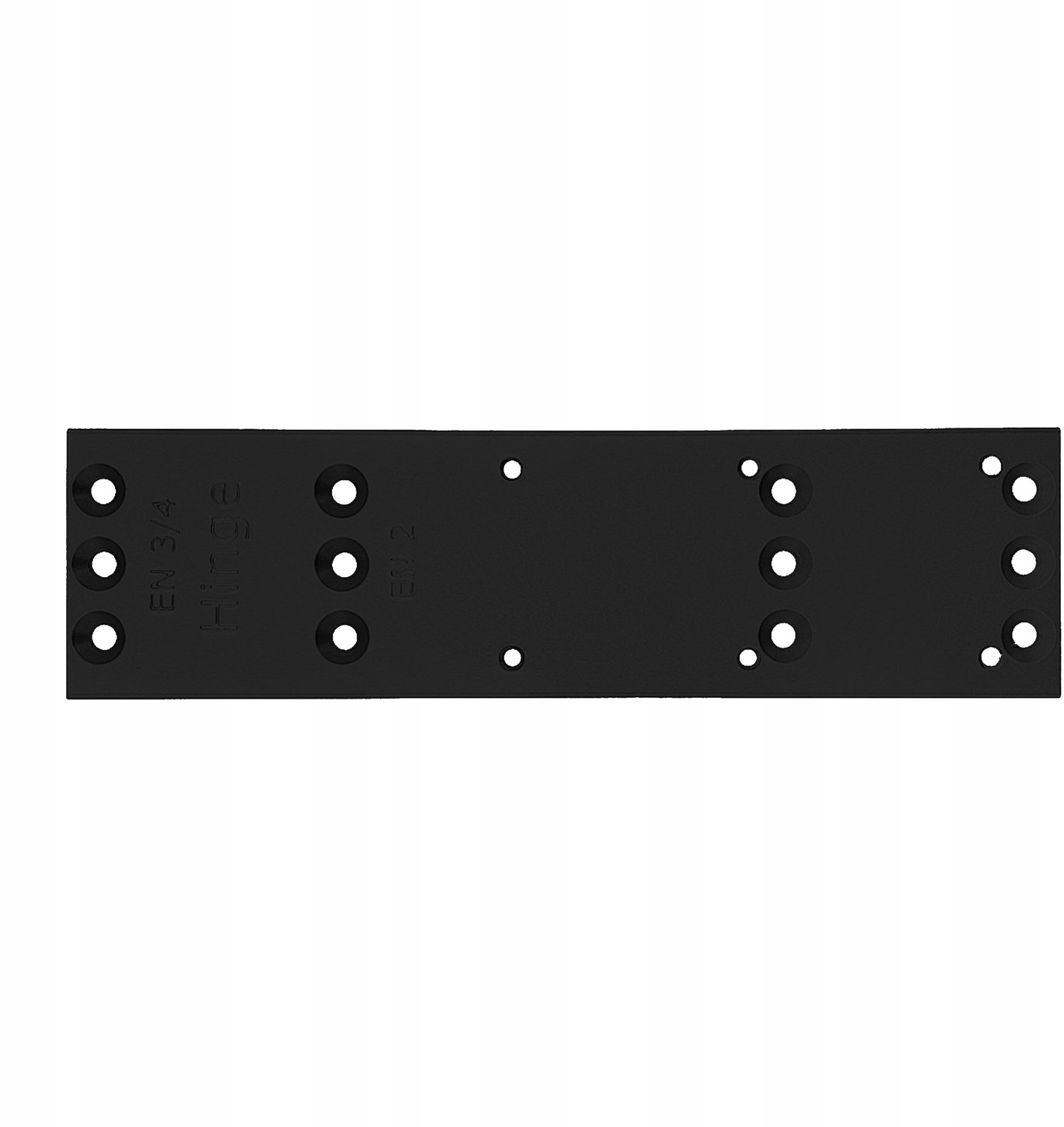 Assa Abloy A161 Montageplaat Zwart RAL 9005 voor Deurcloser DC140