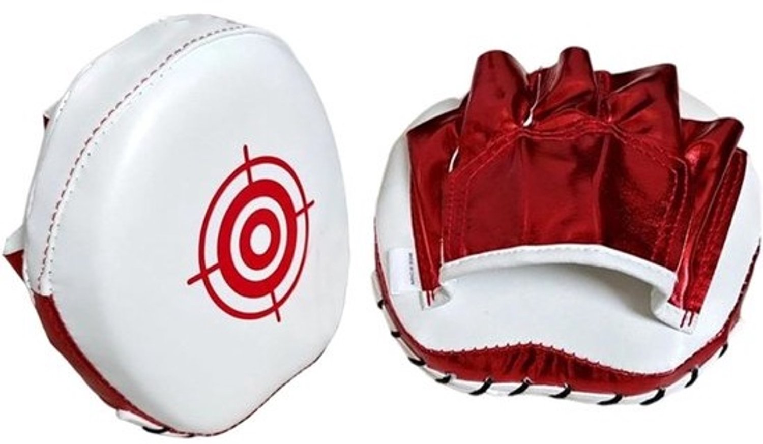Kickbokspads - Trap- en stootkussens - Traptraining - Veerkrachtige grip en stabiliteit - 16x17x4.5 cm - Rood