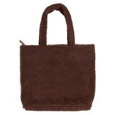 Selencia Zaya Tote Bag - Teddy Shopper - Sac pour ordinateur portable 16 pouces - Mom Bag - Choco Brown