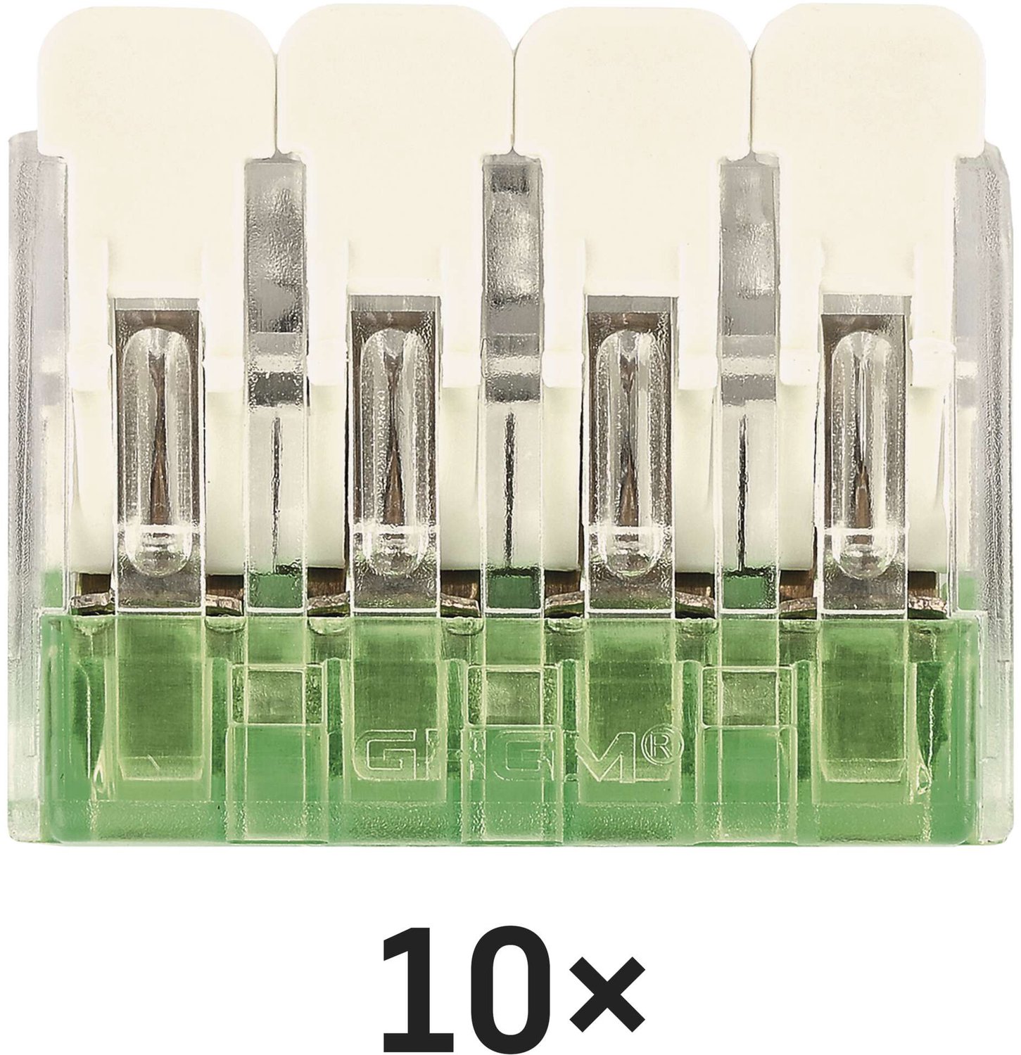 EMOS Klem met hendel 4x 0,2–4 mm², 10 stuks, A9103