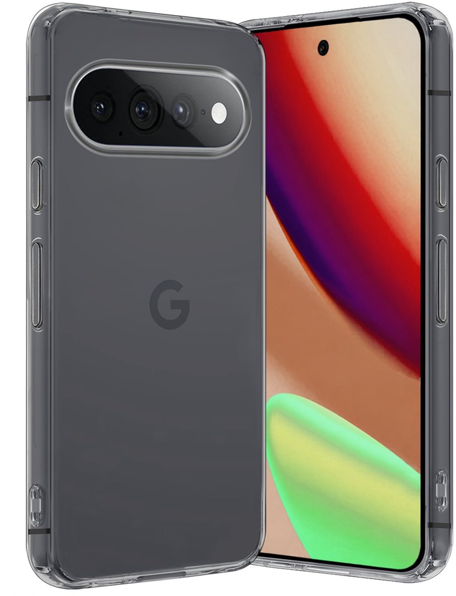 Hoes - Geschikt voor Google Pixel 11 Pro XL - Sterk & Shockproof - Hoesje Cover - Siliconen Case - Transparant