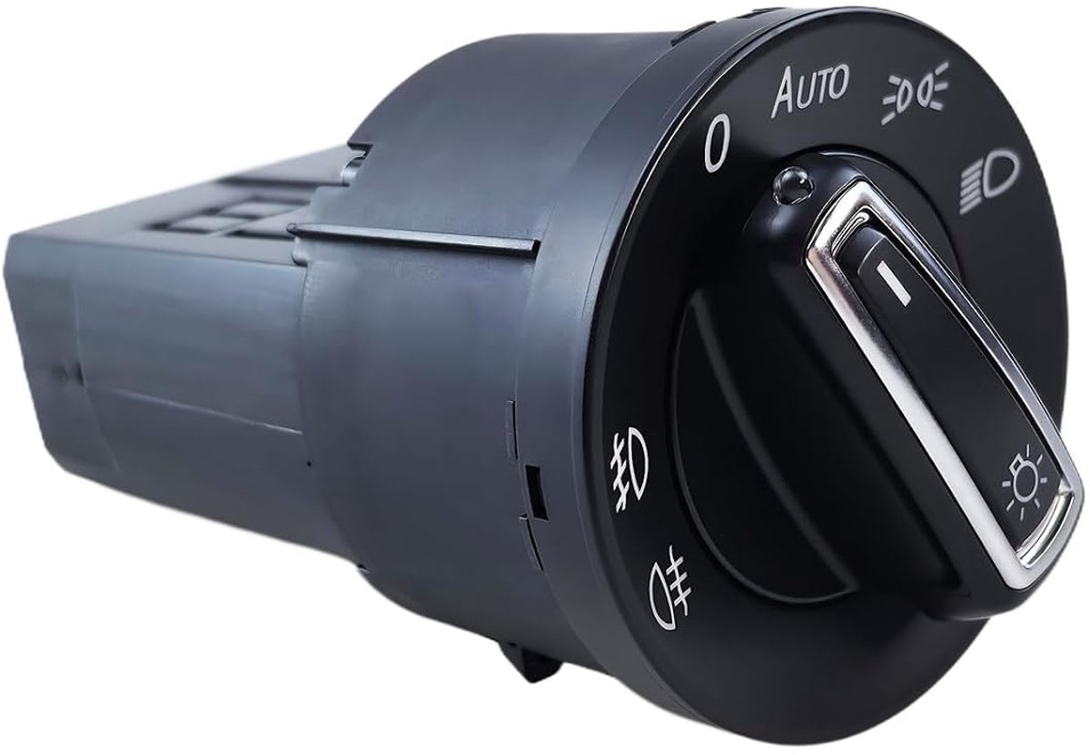 koplampschakelaar, lichtsensormodule koplamp knoopmodule met automatische aan/uit lichtsensor, autolampen besturingsschakelaar 1C0941531 3BD941531 3BD941531A geschikt voor Golf MK4 B5