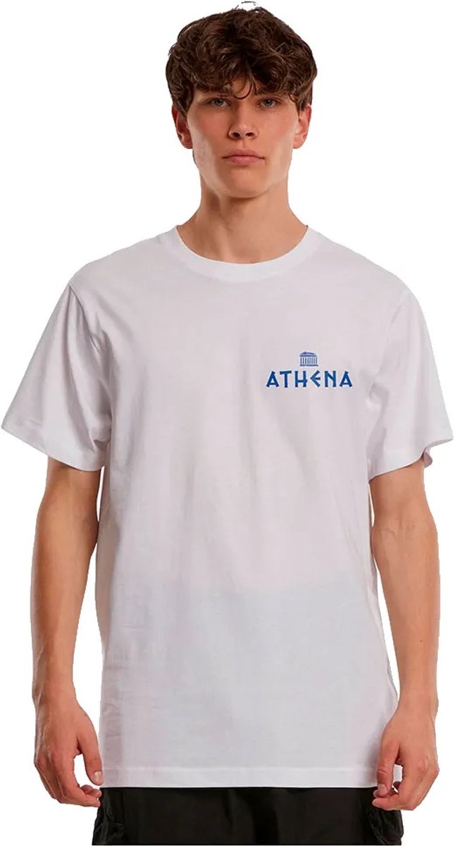 Mister Tee Athen Souvenirs Oversize T-shirt Met Korte Mouwen M Man Wit