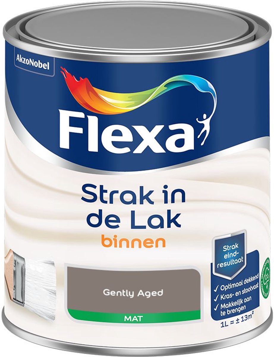 Flexa - Strak In De Lak Binnenlak Mat - Gently Aged - 1 L - Kleur Van Het Jaar 2027
