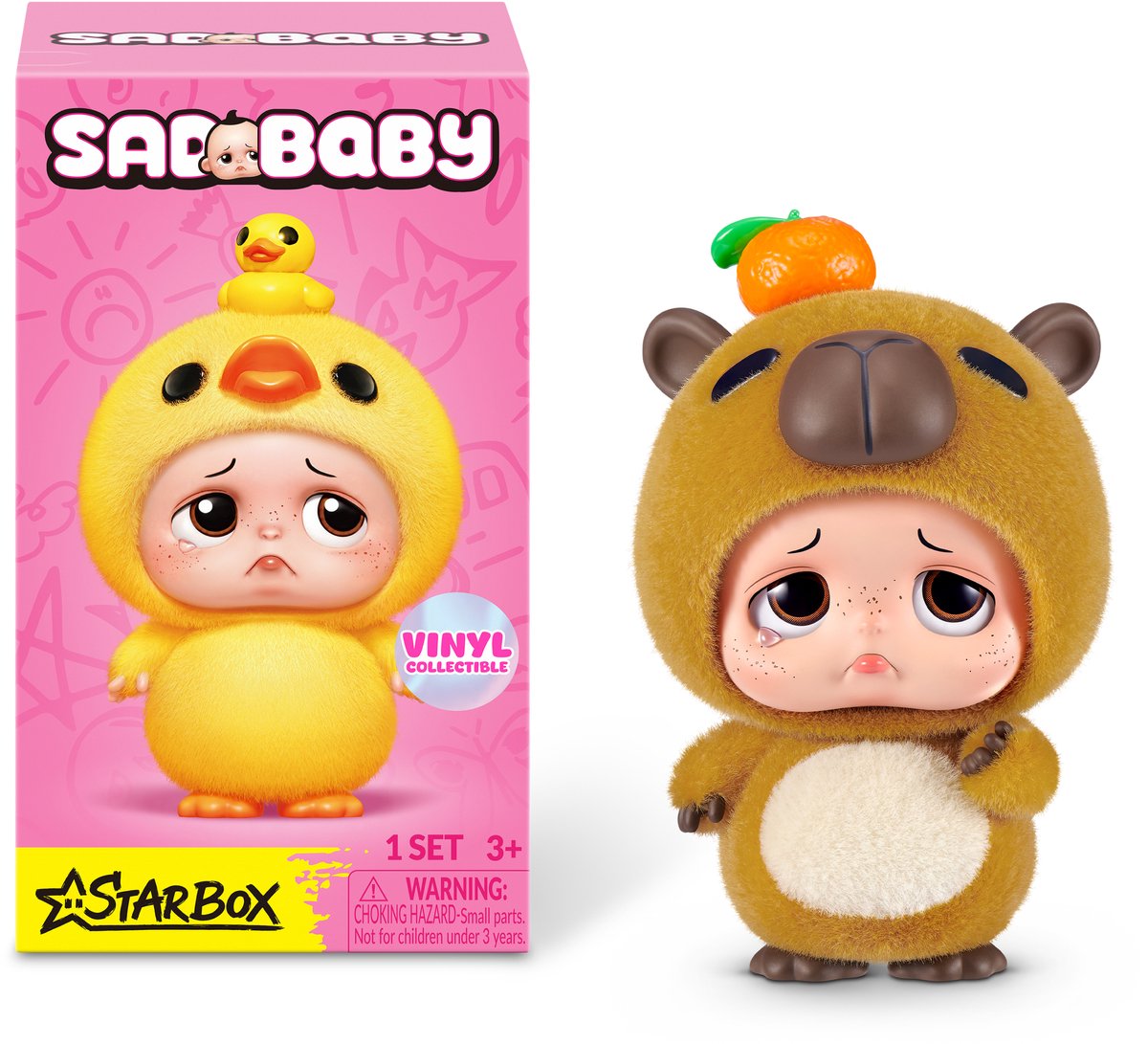 Zuru Sad Baby Animales Assorted Mystery Box Geel