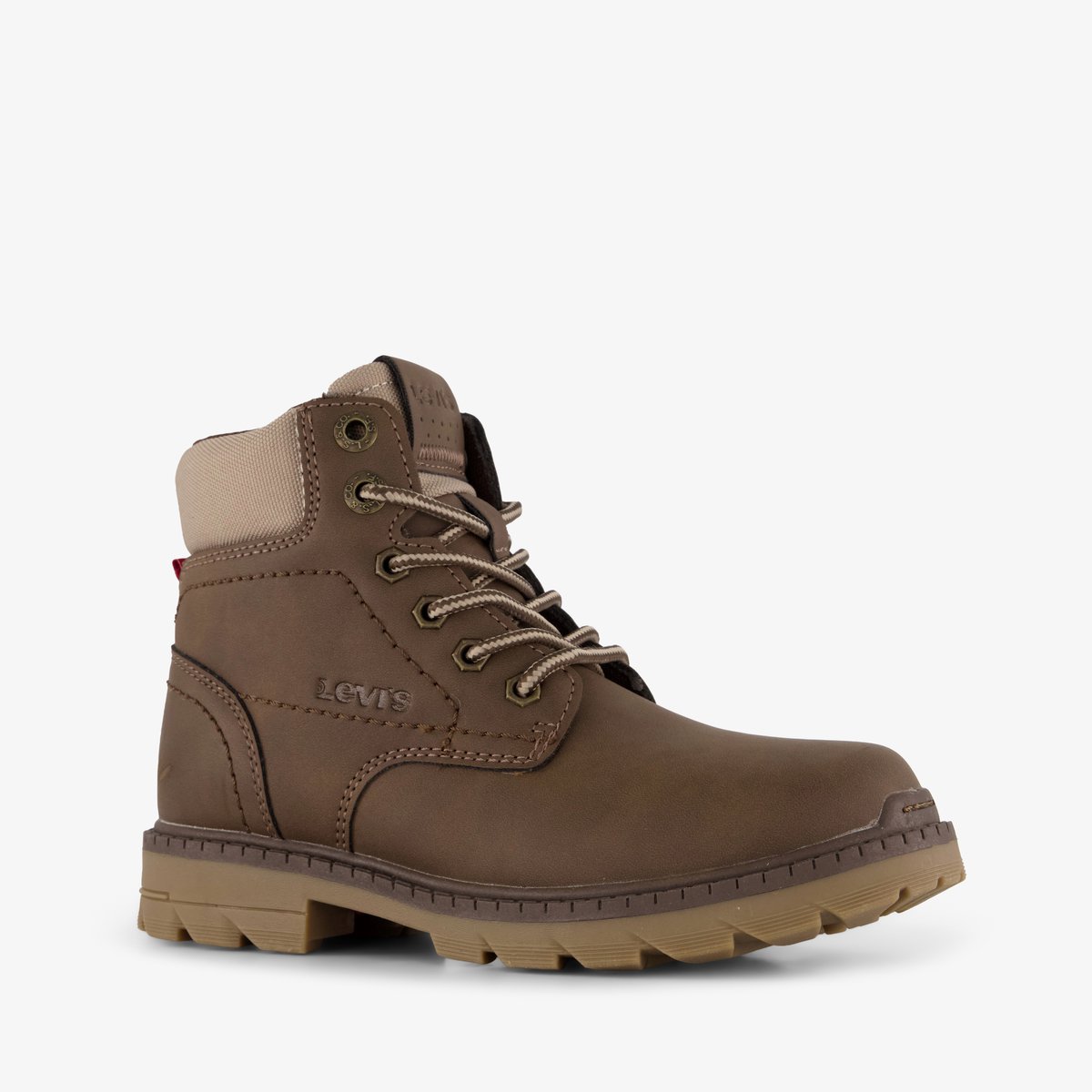 Levi’s jongens veterboots – Uitneembare zool Bruin