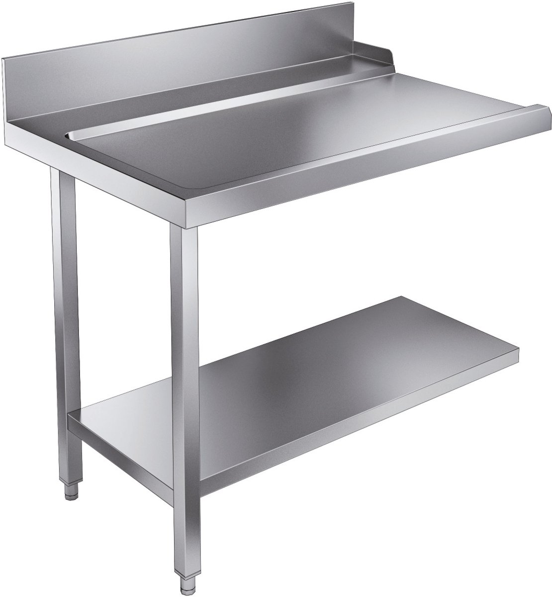 CombiSteel AFVOERTAFEL BODEM 1100 LINKS - 7106.1035 - Horeca & Professioneel