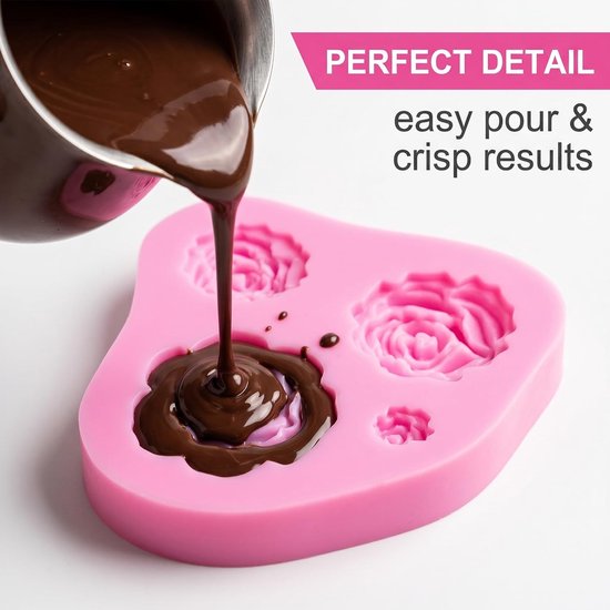 3D siliconen zeepvorm, 5 stuks, taartvorm, chocoladevorm, doe-het-zelf handgemaakte zeepvorm, kaarsen, siliconen vormen, voor het zelf maken van muffin, brood, mousse, pudding — afbeelding 4