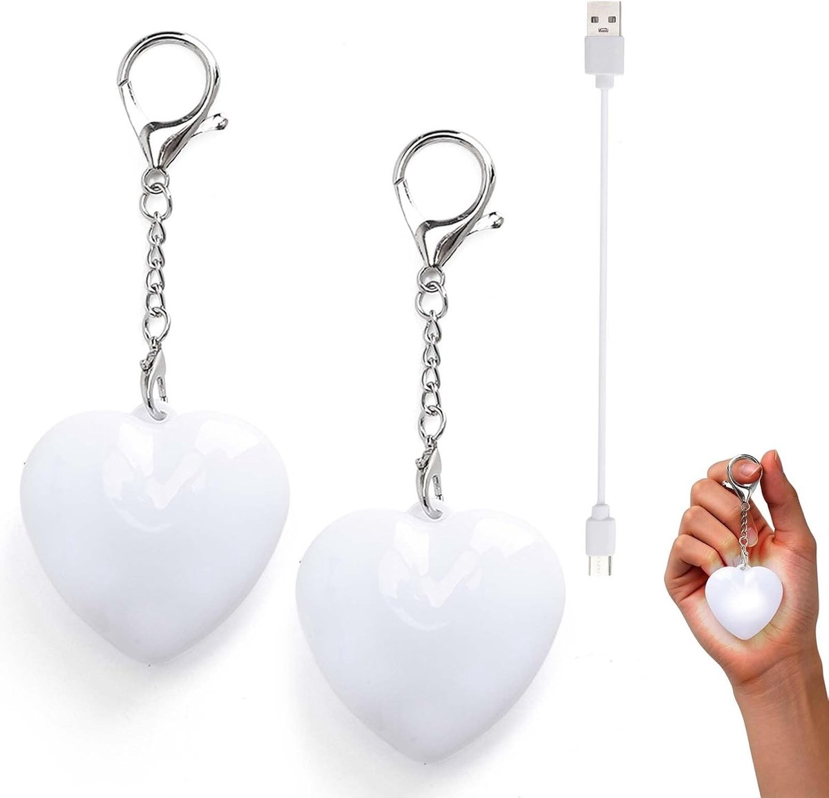 2 Stuks LED Zaklamp met Touch Control voor Handtassen - Handige Verlichting voor Interieur, Perfecte Cadeaus voor Vriendinnen en Moeders