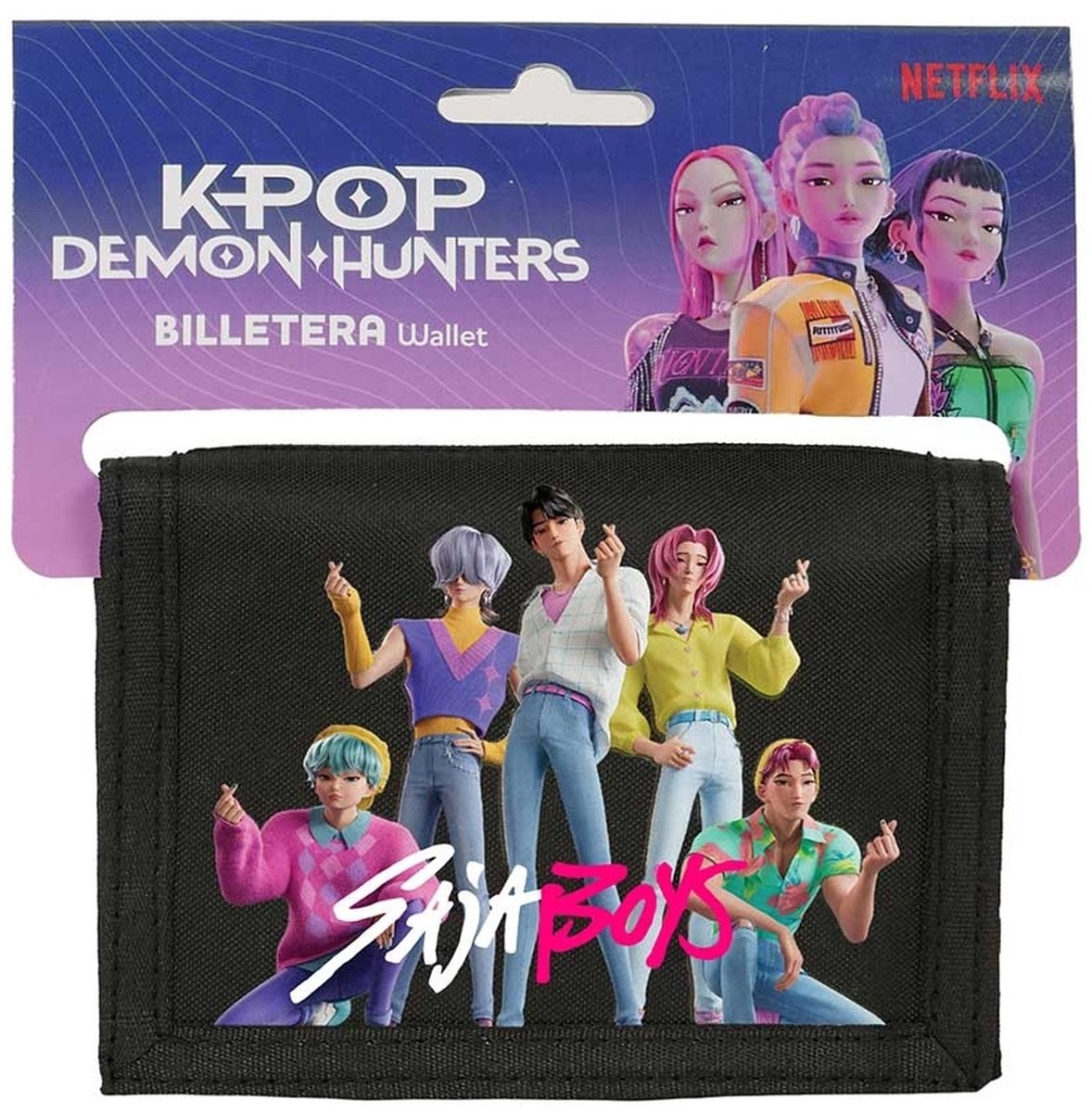 KPop Portemonnee 12.5x9.5cm - Polyester