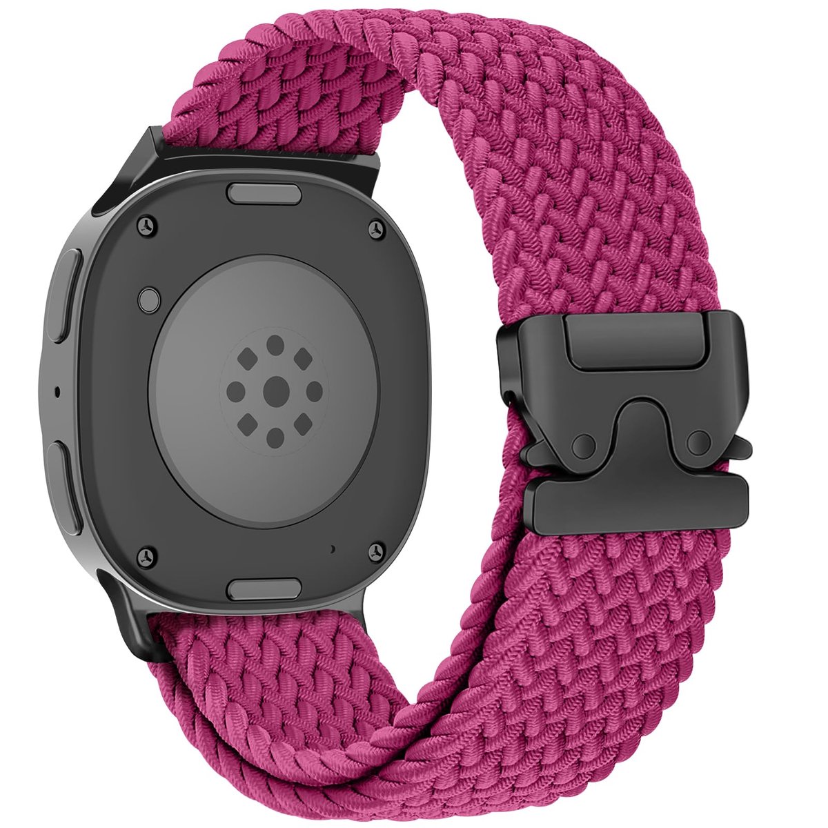 Elastisch horlogebandje 40mm 44mm - zachte nylon - ademend - comfortabel voor dagelijks gebruik - ShopVlot