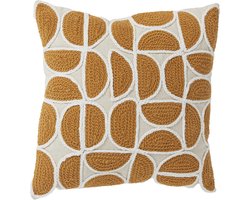 Light & Living - Kussen CASCO - 45x45cm - Geel