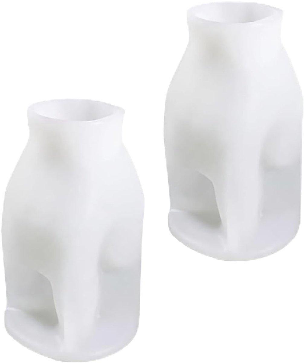 Set van 2 Creatieve 3D Hand-Finger Siliconen Vormpjes voor Kaarsen, Fondant en Ambachten - Perfect voor Scented Candles en Decoratie