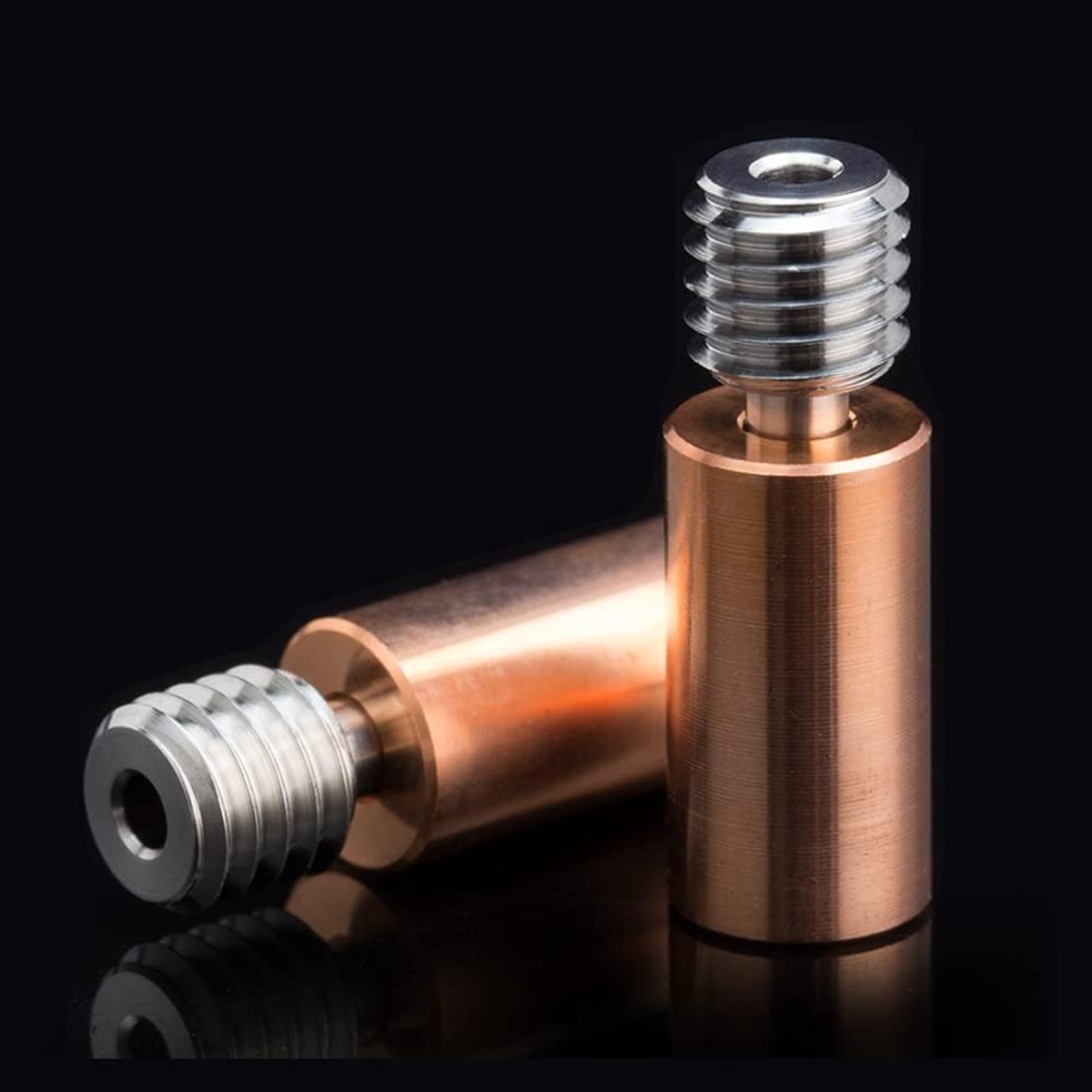 Heatbreak V6 Titanium Bimetal - 2 Stuks - Voor Sidewinder X1/X2, Ender 3/5, CR10 - Vermindert hittegeleiding - ShopVlot