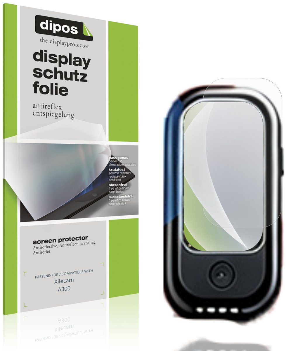 dipos – 4x Matte Beschermfolie geschikt voor Xilecam A300 | Krasbestendige & antireflecterende Screenprotector Ultra-Thin