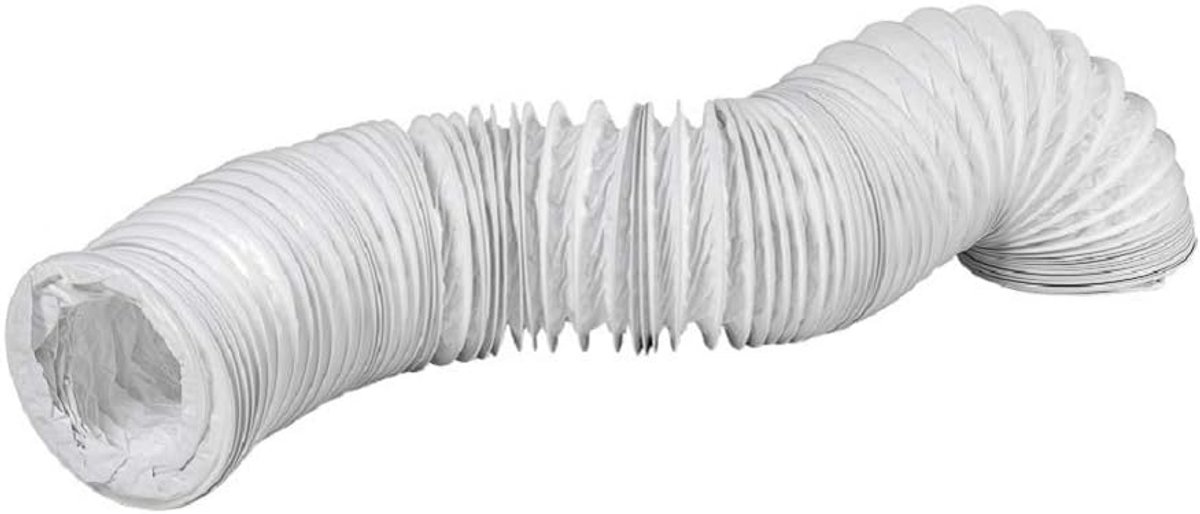 150mm - 1m PVC Ventilatieslang - Flexibele Slang - Afvoerslang voor Droger, Airconditioning, Afzuigkap