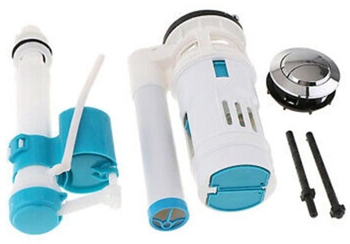 Toilet Reparatie Vervangingskit voor Stortbak - Dual Flush Systeem en Waterbesparing