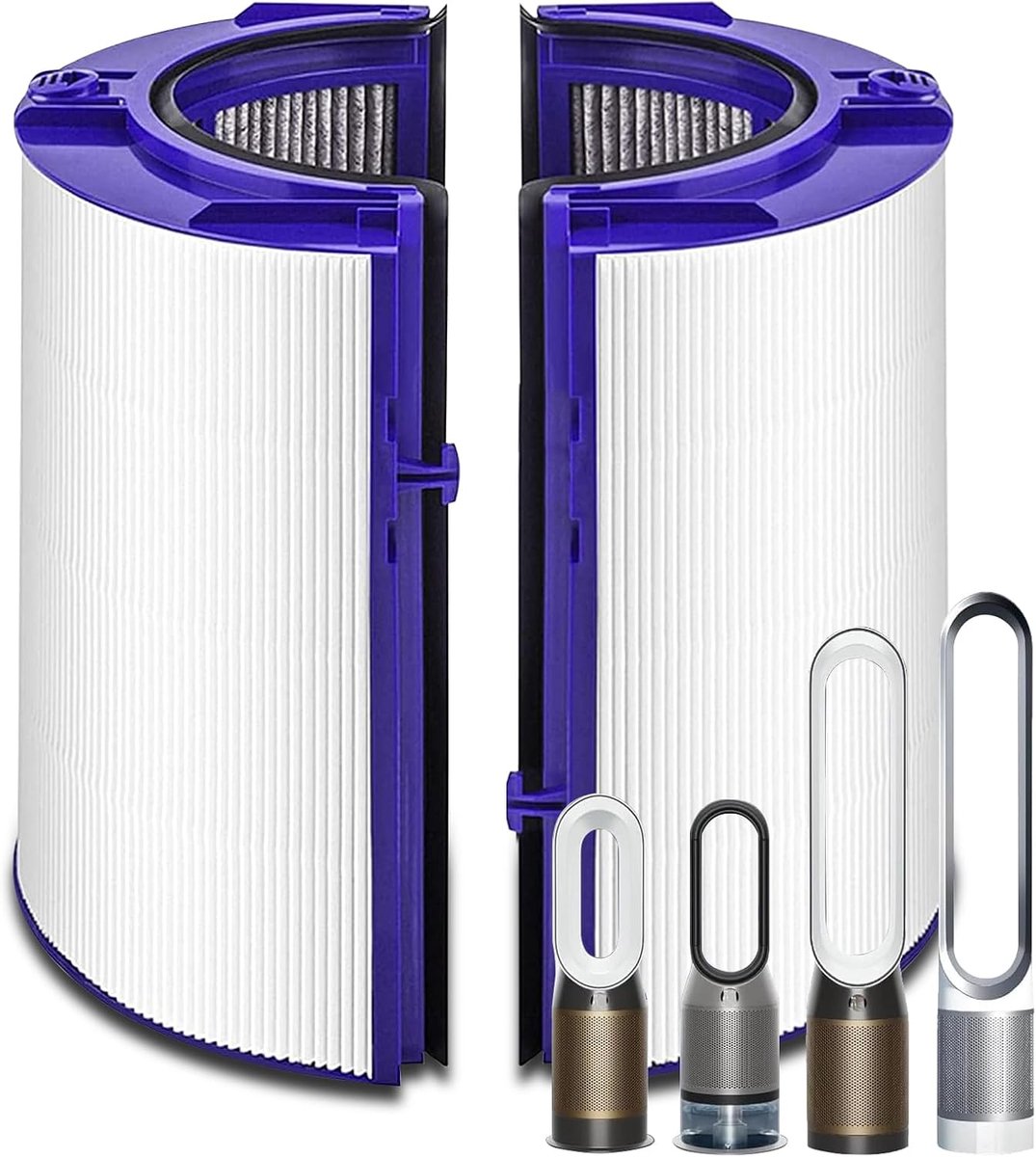 Filter voor Dyson luchtreiniger, HEPA-filter, compatibel met Dyson PH01 Pure Humidify+Cool, HP06 Pure Hot+Cool Cryptomic, TP06, TP09, HP06, PH01, PH02, TP07, HP07, HP09 luchtreiniger, 970341-01