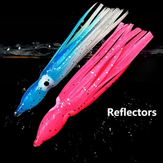 Octopus Drag Bait 9cm - 10 Stuks Zachte Rubber Squid voor Zoet- en Zoutwater, Perfect voor Baars en Forel — afbeelding 3