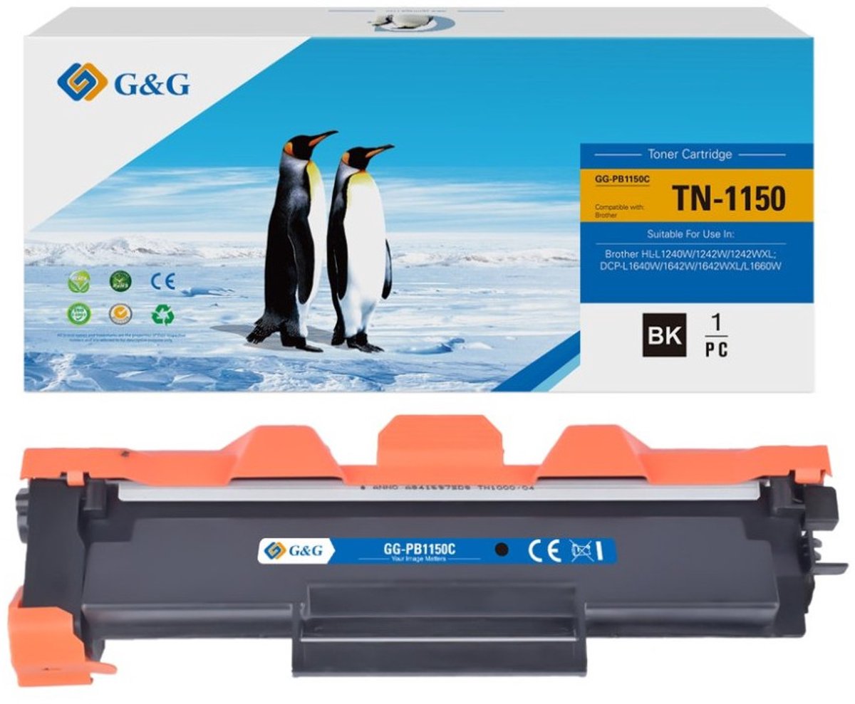 G&G GG-PB1150 tonercartridge 1 stuk(s) Compatibel Zwart
