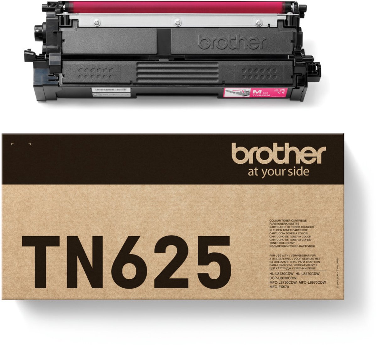 Brother TN-625M tonercartridge 1 stuk(s) Origineel Magenta