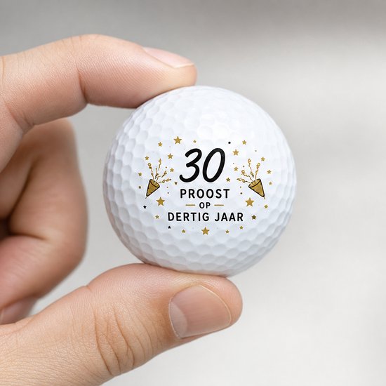 Wilson Golfballen 30 Jaar - Verjaardag Golf Cadeau - 3 stuks - Golfbal met Opdruk van Wilson — afbeelding 3