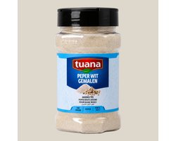 Tuana Kruiden - Peper Wit Gemalen - Strooibus 160 Gram - MP-P-0013
