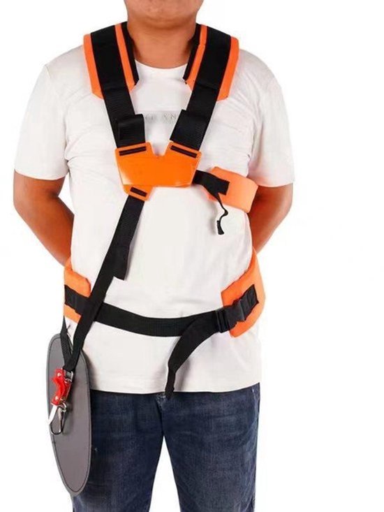 Inspanningsharnas - Comfortabel verstelbaar praktisch - comfortabel schouderharnas - voor bosmaaier/grasmaaier - universeel tuingereedschap accessoire van Merkloos	 — afbeelding 2