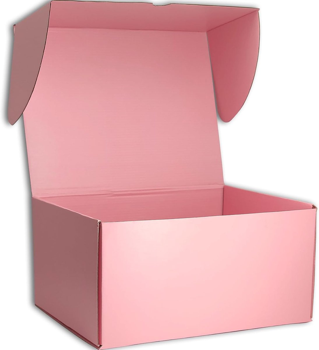 Postdozen, 300 x 200 x 150 mm, Roze Verzendingskartonnen Dozen voor Verzending, Verzending, Verpakkingsdozen voor Kleine Bedrijven (pak van 15)