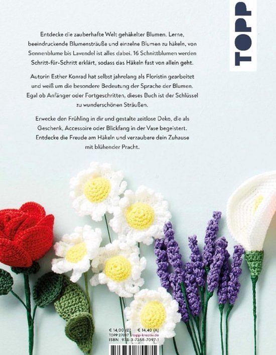 Haakboek: Bloemen en bloemstukken zelf haken – eeuwige decoratie voor elk seizoen — afbeelding 2