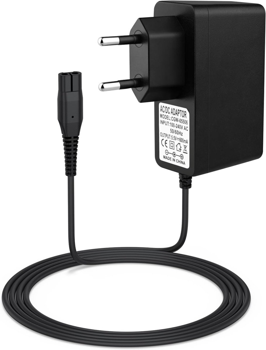 Oplader voor raamzuiger 5,5 V 1,5 m