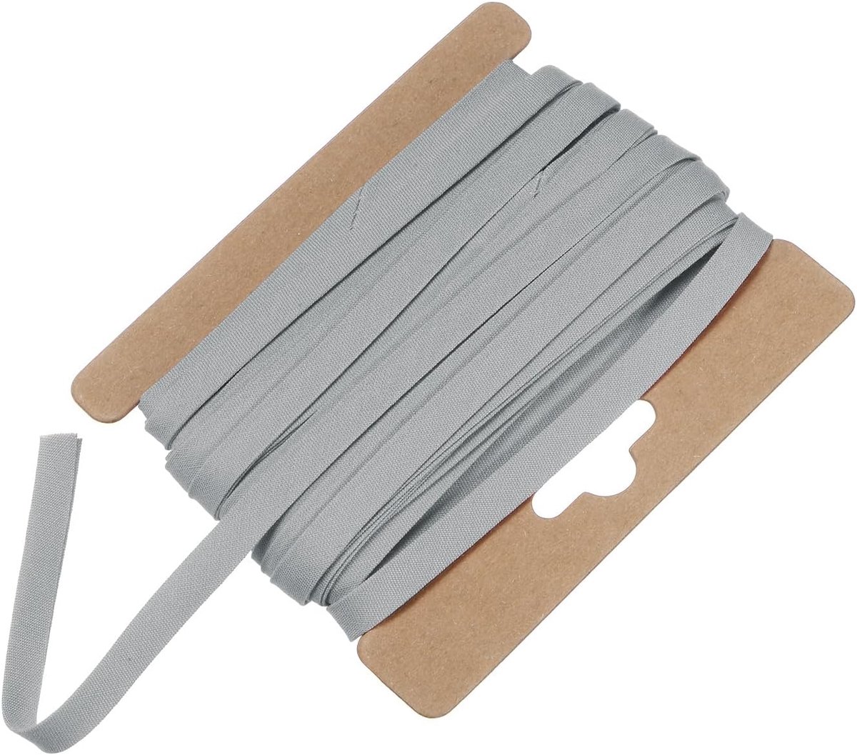 Biaisband 1/4 inch 12 meter katoen biaisband bulk dubbele vouw biaisband voor naaien/naaien zoom/binden//quilten/doe-het-zelf handwerk [grijs]