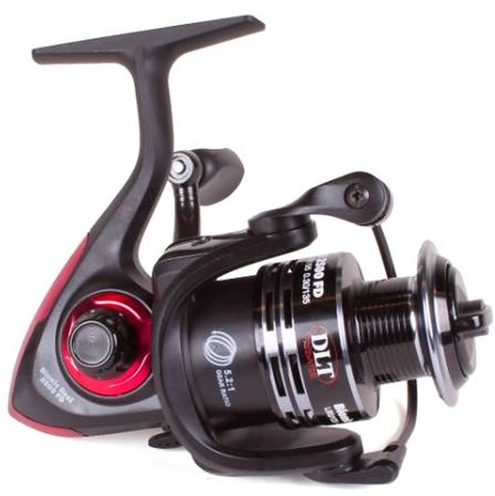 DLT Bionic - 2500 FD - Werpmolen - Vismolen - Spinmolen - Slip Voorop - Zwart van DLT — afbeelding 3