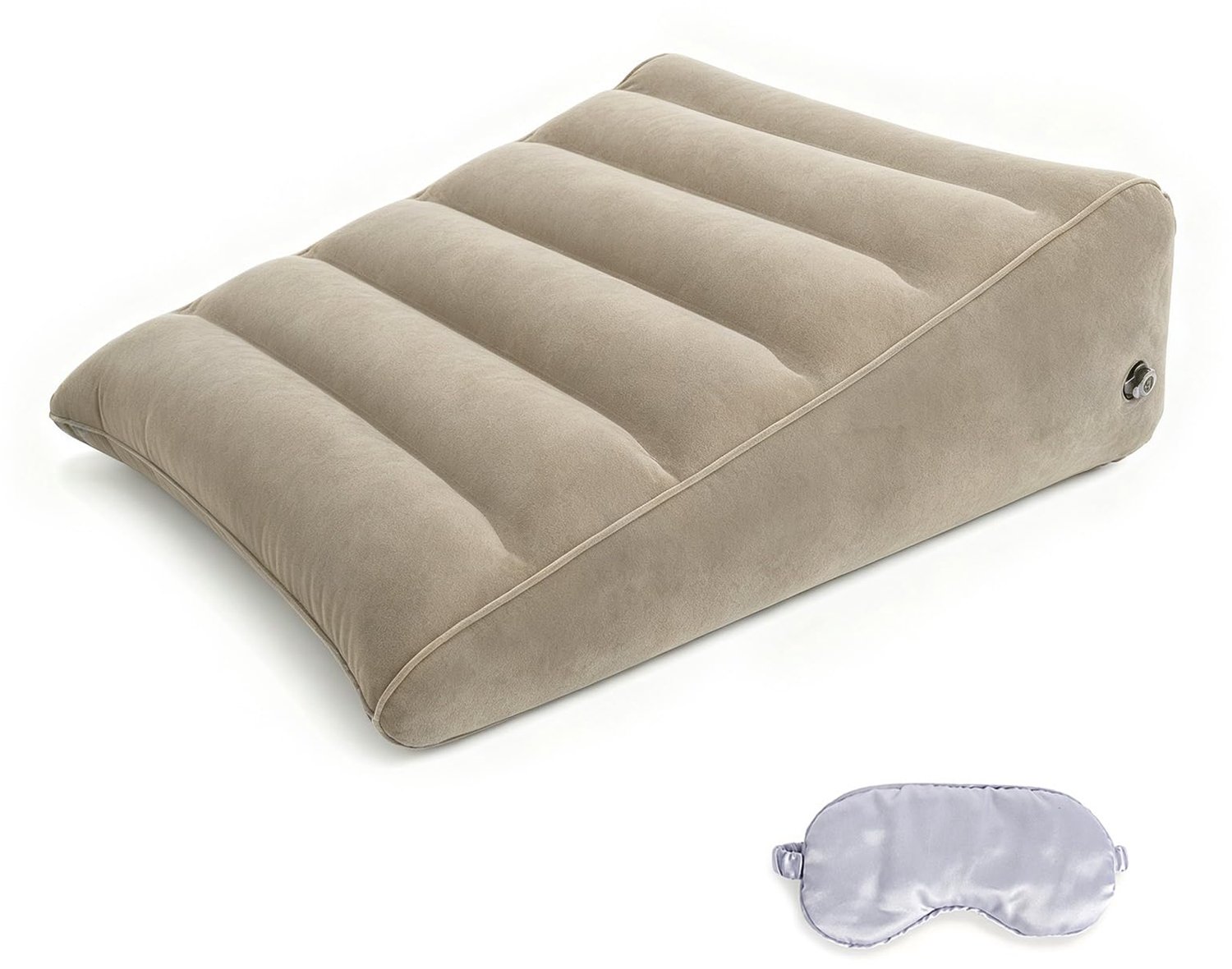 Opblaasbaar Wigkussen - 60 x 60 cm voor Beenverhoging