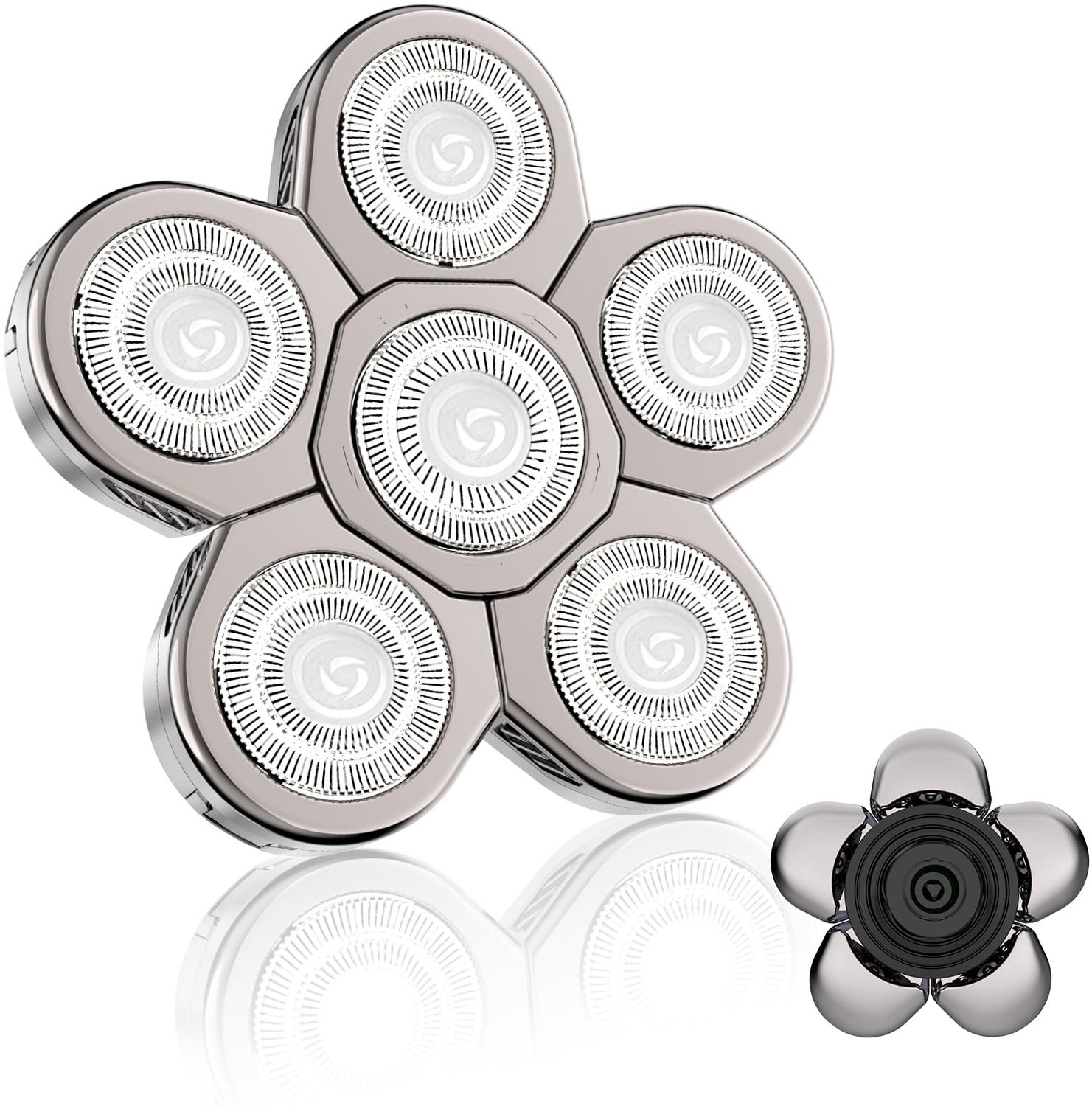 6D Elektrisch Scheerhoofd met 6 Blades