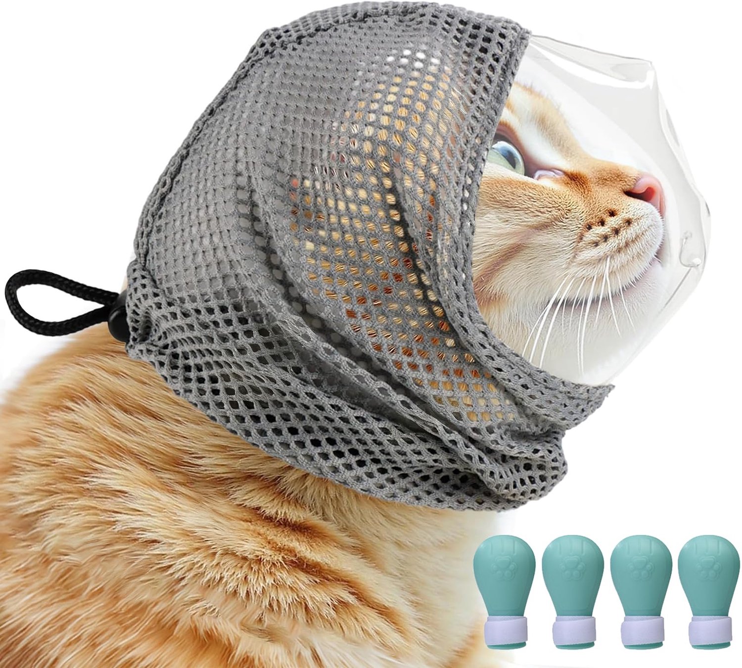 Verstelbare Muilkorf voor Katten (4 Stuks)