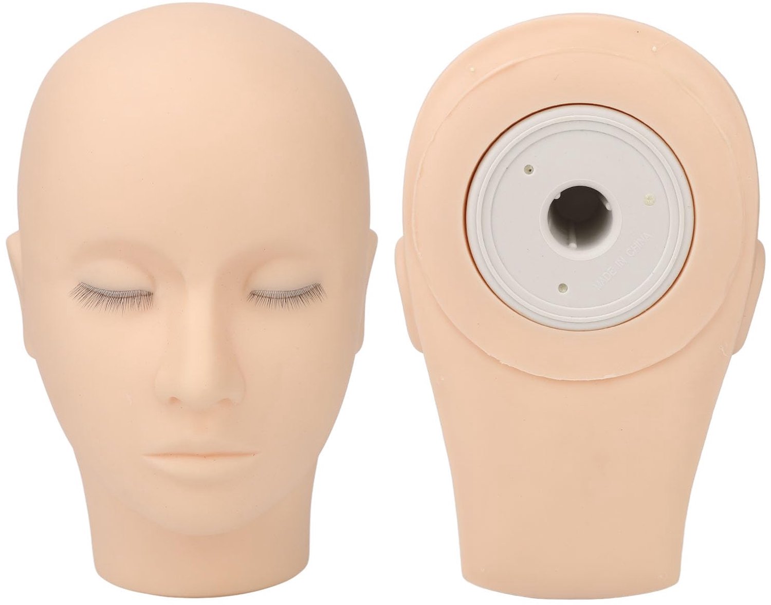 Zachte Siliconen Oefenhoofd voor Wimper Make-up Training