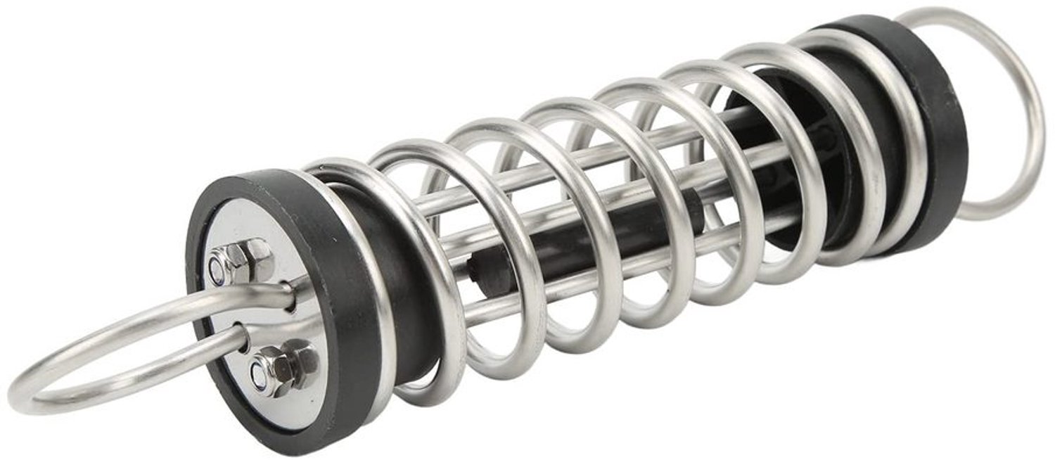 Mooring Spring 6x300mm - Dock Line - Schokabsorberend - Roestvrij Staal - Rubber - Voor Boot en Accessoires - Bootveer