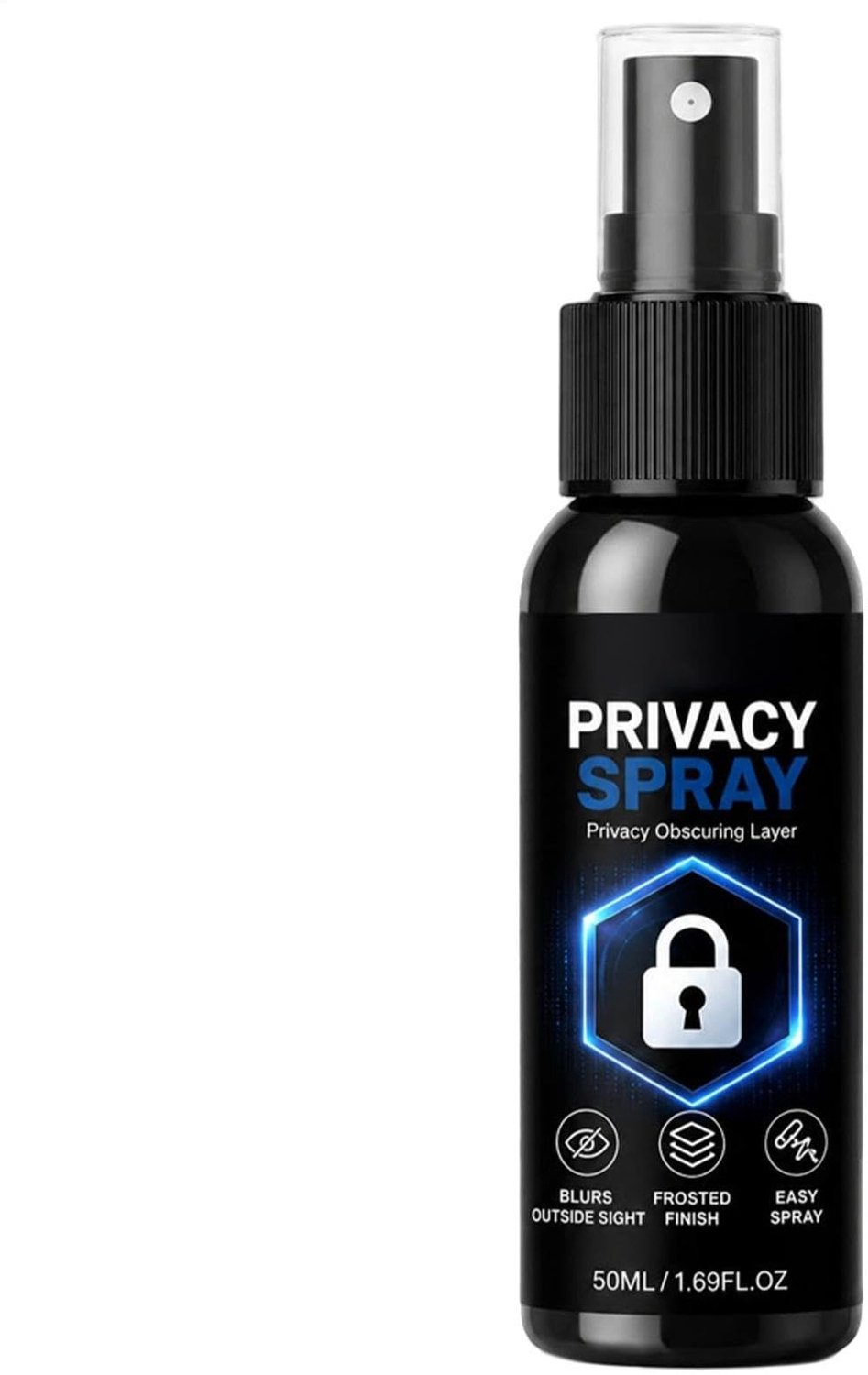 Privacy Spray voor Glas - Frosted Coating - 13 x 5 cm