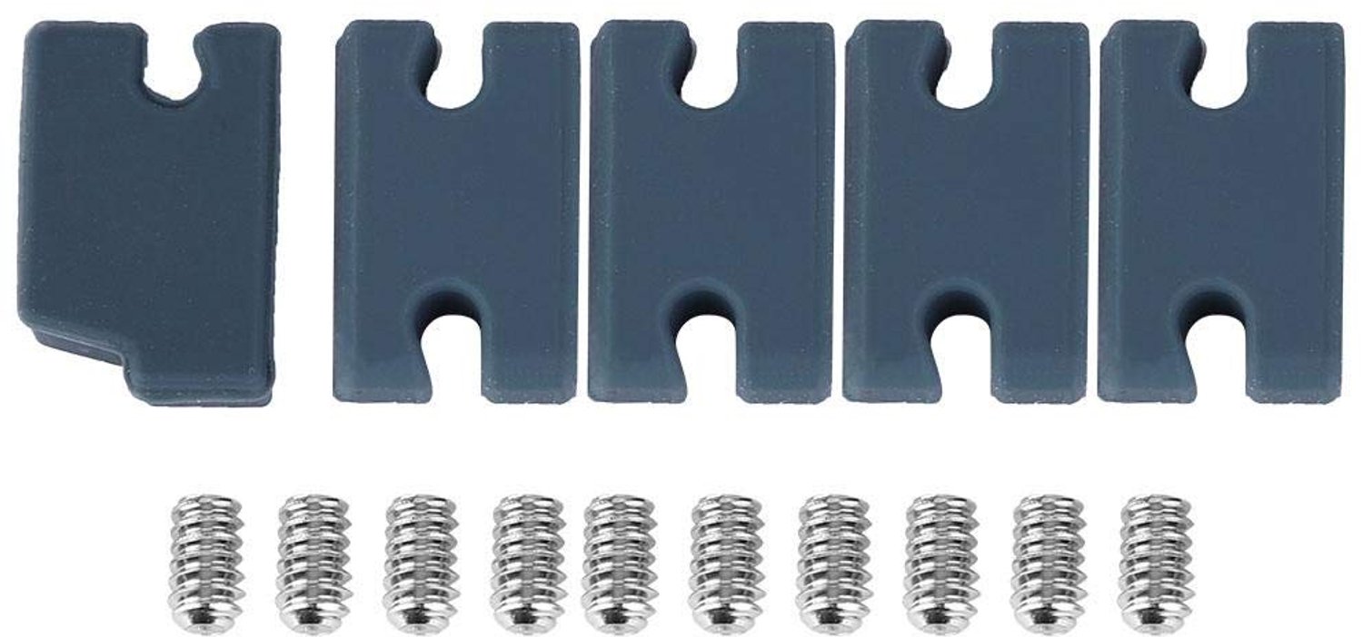 Fin Compatibility Kit 5 Stuks - PVC - Duurzaam - Eenvoudig te Installeren - Accessoire Surfplank - Lichtgewicht - Zwart - Surfboard Accessoires